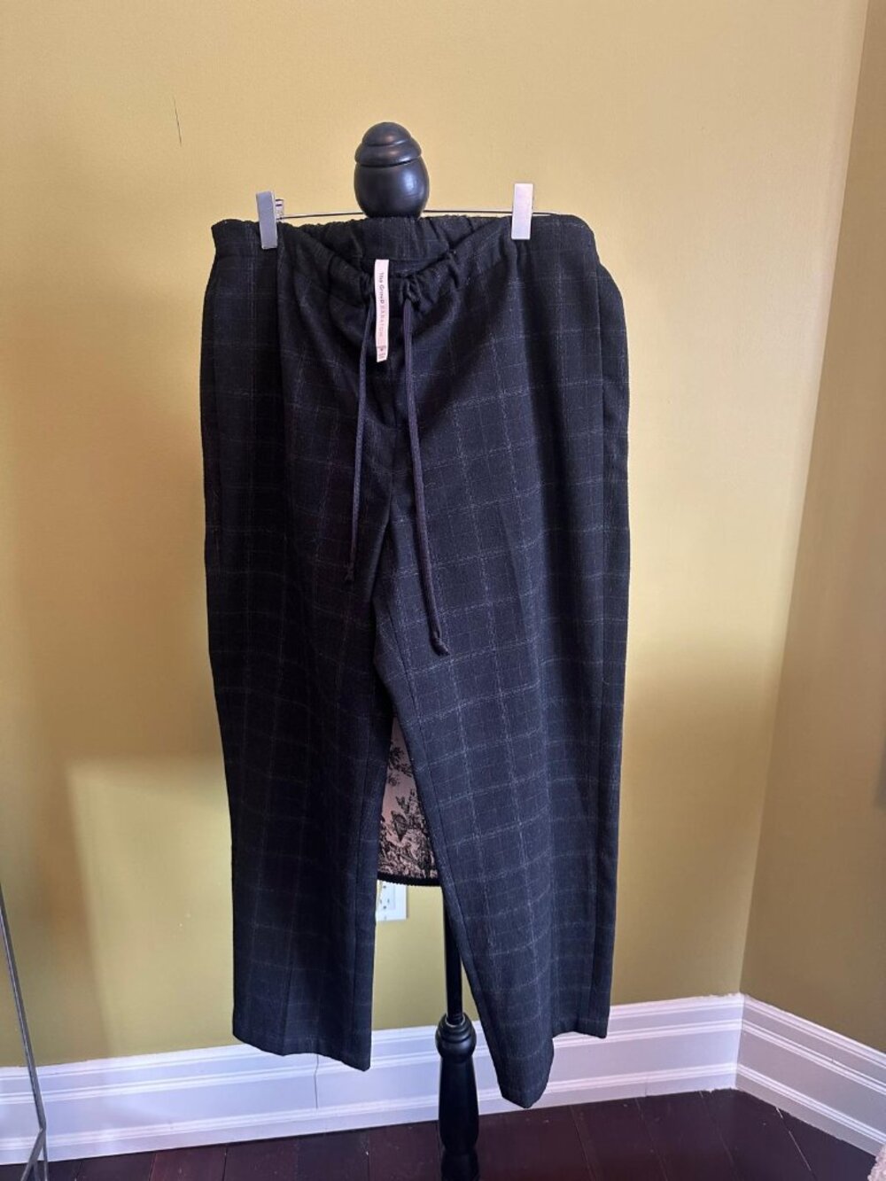BABATON PLAID RELAXED FIT TROUSERS PL - Picture 2 of 4